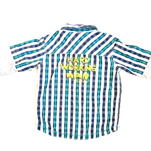 Boy Long Sleeve Shirt 2T Hard Working Man Logo